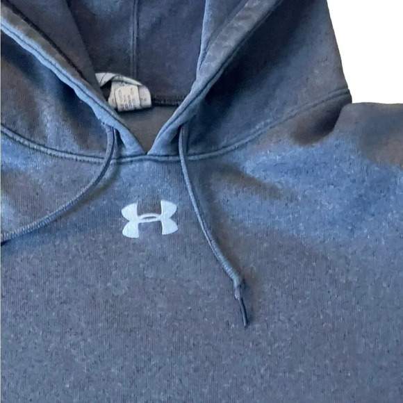 Under Armour Hoodie Sweatshirt Men’s Size S gray Pullover - Picture 3 of 9